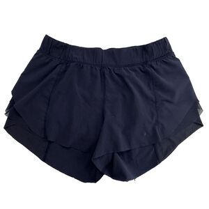Lululemon Home Stretch Short Navy Speed Up 2.5" Athletic Shorts Size 12